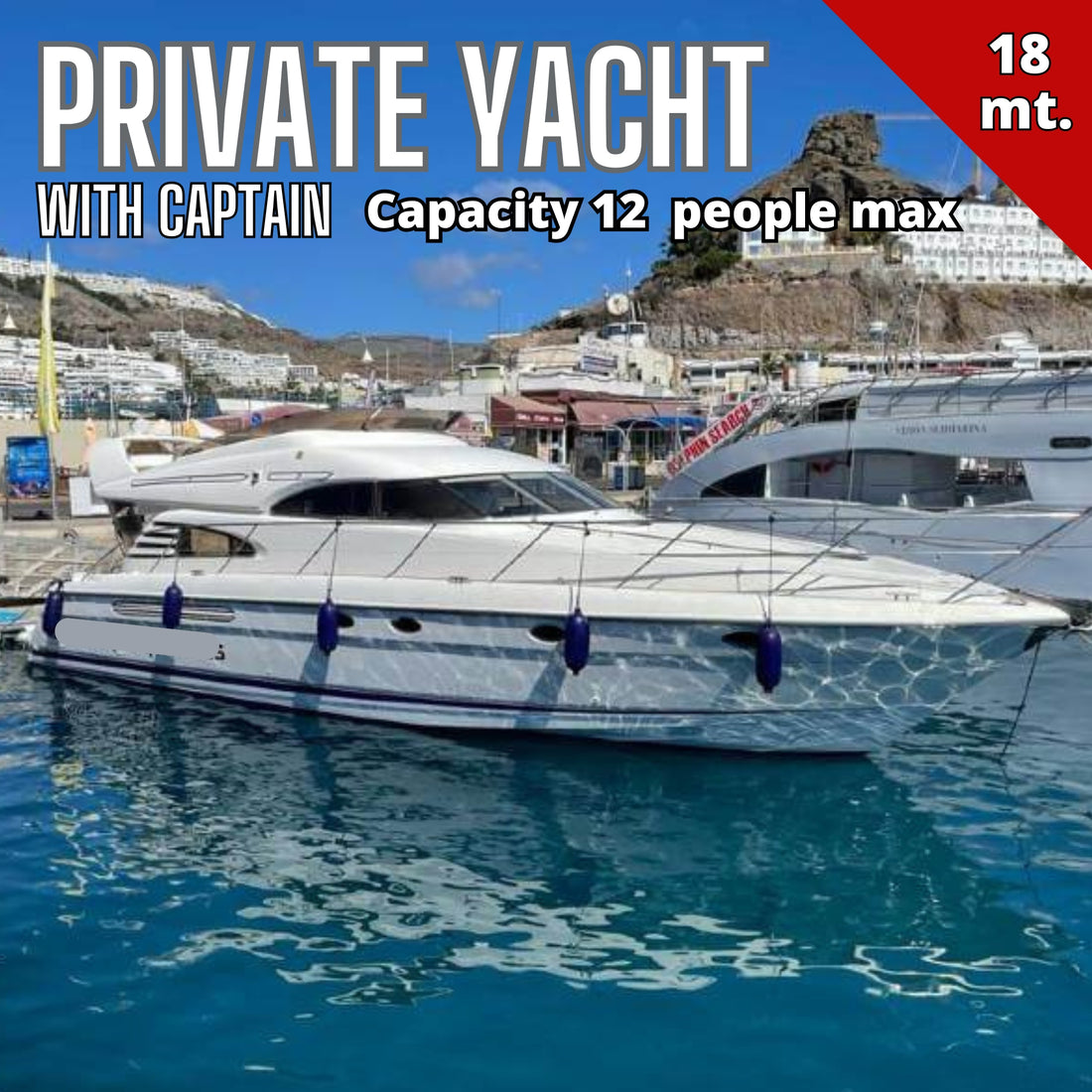Private Yacht Magic Island (18m - capacity 12 people)
