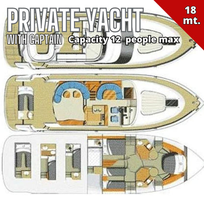 Private Yacht Magic Island (18m - capacity 12 people)