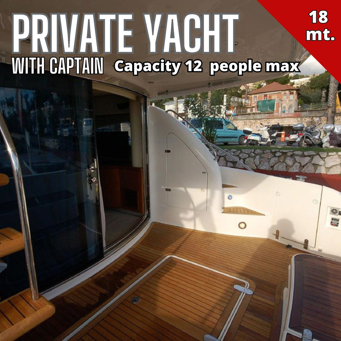 Private Yacht Magic Island (18m - capacity 12 people)