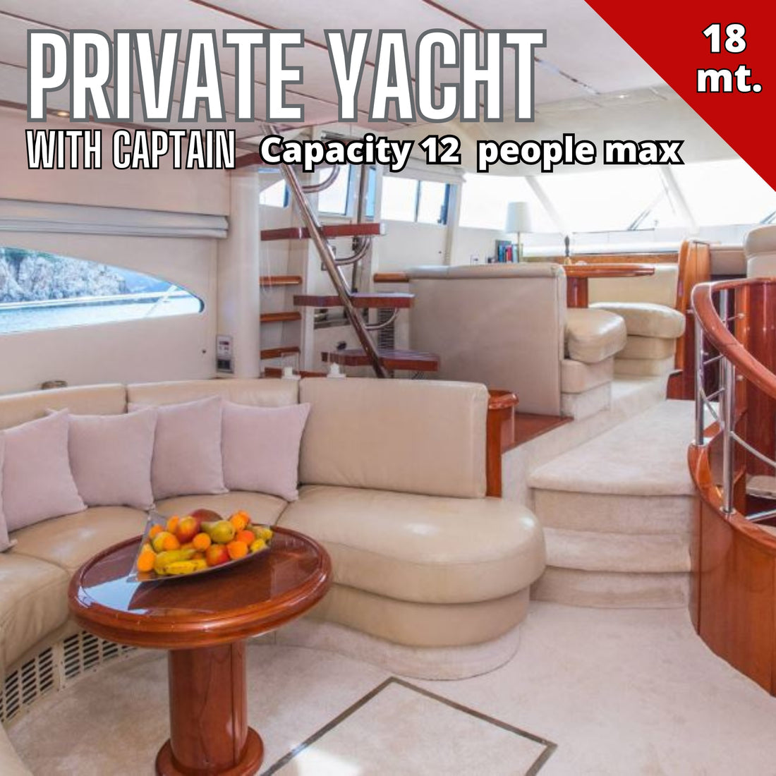 Private Yacht Magic Island (18m - capacity 12 people)